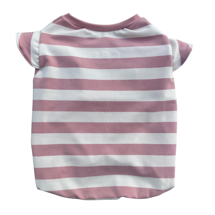 orange and pink floral dog t shirt made in new zealand