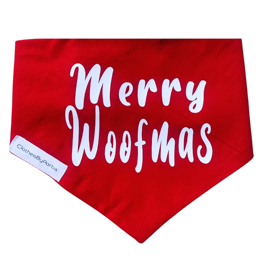 Bandana - Merry Woofmas