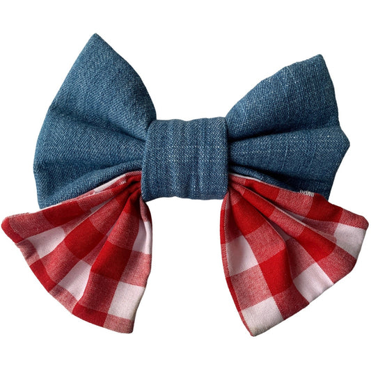 Sailor Bow - Upcycled